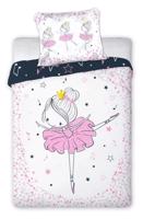 Pamut ágynemű a balerina ágyhoz 2 rész: 1 darab 100 x 135 cm + 1 darab 40 x 60 cm