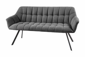 PAPILLON antracit szövött szövet ülőpad 165cm