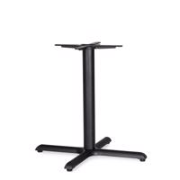 PARIDE fekete rozsdamentes acél kerti étkezőasztal láb