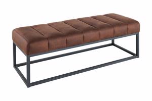 PETIT BEAUTÉ mikroszálas antik barna ülőpad 110cm