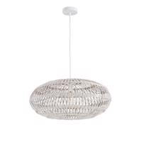 PRAIA fehér rattan függőlámpa