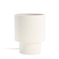 RADHA törtfehér buklé asztali lámpa