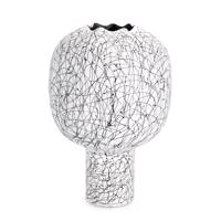 RAINI fehér fém váza