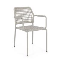 RAJADA szürke alumínium kerti szék