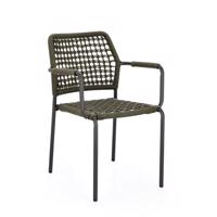 RAJADA taupe alumínium kerti szék