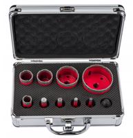 Red Technic Gyémánt lyukfűrész készlet HEX adapterrel 9db-os, 6-68mm RTZOD0046