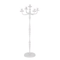 RIDHI fehér fém gyertyatartó