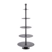 RIDHI szürke fém kínálótál