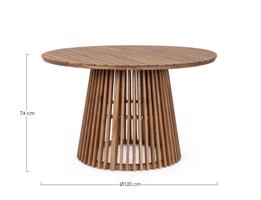 RODANO kerti körasztal 120cm - SZÉPSÉGHIBÁS