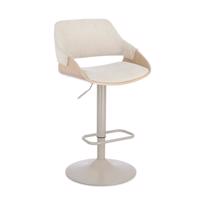 ROXANNE fehér szövet bárszék