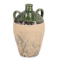 RUNE bézs terracotta váza