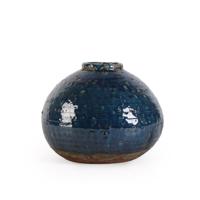 RUNE kék terracotta kaspó