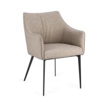 RUSSELL szürke műbőr szék