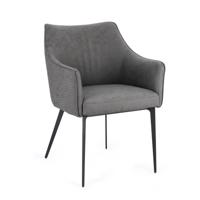 RUSSELL szürke műbőr szék