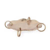 SAGAR bézs alumínium tál