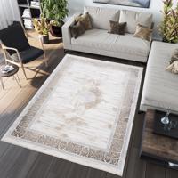 SAHARA Modern mintás vintage szőnyeg krémszínű Szélessé 160 cm | Hossz: 230 cm