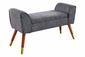 SCARLETT bouclé antracit ülőpad 90cm