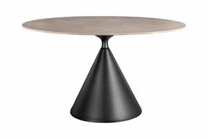 SIGNATURE szürke kerámia étkezőasztal 135 cm