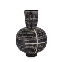 SIVA szürke üveg váza