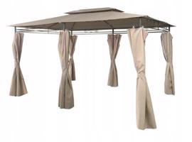 Stabil kerti pavilon 3 x 4 m bézs