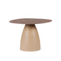 STANLEY bézs fa dohányzóasztal