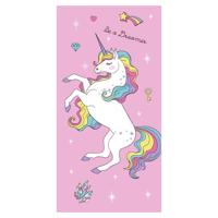 Strandtörölköző aranyos egyszarvúval Szélessé 70 cm | Hossz: 140 cm