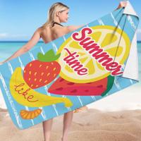 Strandtörülköző Summer Time motívummal 150 x 70 cm