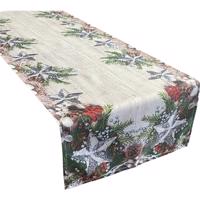 Színes karácsonyi asztali futó mintával Szélessé 40 cm | Hosszúsá 200 cm