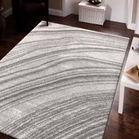 Szőnyeg SERENITY szürke absztrakt mintával Šírka: 160 cm | Dĺžka: 230 cm