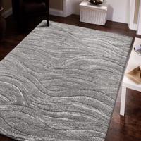 Szőnyeg SERENITY szürke színben, finom mintával. Szélessé 120 cm | Hosszúsá 170 cm