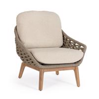 TAMIRES barna alumínium fotel