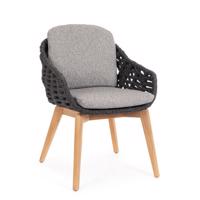 TAMIRES ezüst tikfa szék