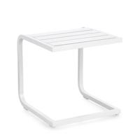 TAYLOR fehét alumínium dohányzóasztal