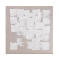 TEXTURE ezüst vászon festmény