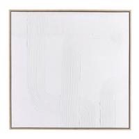 TEXTURE fehér vászon festmény