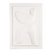 TEXTURE fehér vászon festmény