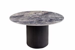 UNIQUE szürke kerámia kerek étkezőasztal 120 cm