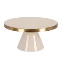 VELMA bézs fém kínálótál