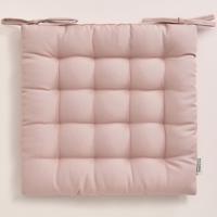 Világos rózsaszín elasztikus párna 40x40 cm