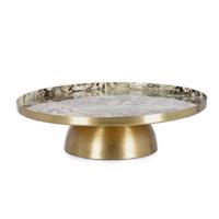 VISALIA arany fém kínálótál