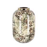 VISALIA törtfehér fém váza