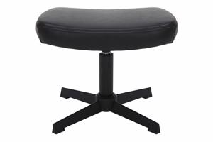 VOGUE fekete műbőr lábtartó