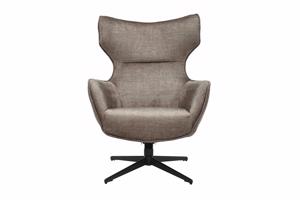 VOGUE taupe bársony fotel