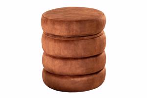 VOQUE barna bársony lábtartó