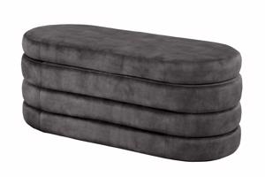 VOQUE szürke bársony ülőpad