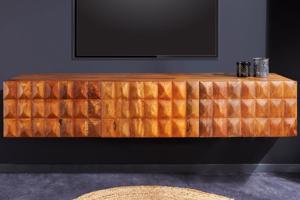 VULCANO barna mangófa tv szekrény 160cm -SZÉPSÉGHIBÁS