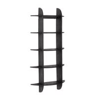 WESTWOOD szürke fa polc