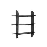 WESTWOOD szürke fa polc