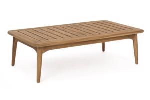 XENIA barna teakfa kerti dohányzóasztal 120cm