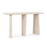 ZACATECAS bézs fa konzolasztal